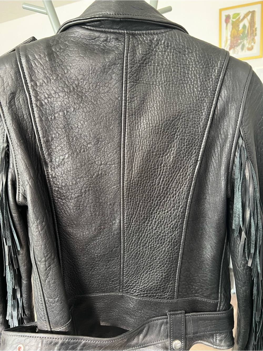 Each x Other Black Leather Moto Jacket - Picture 8 of 9